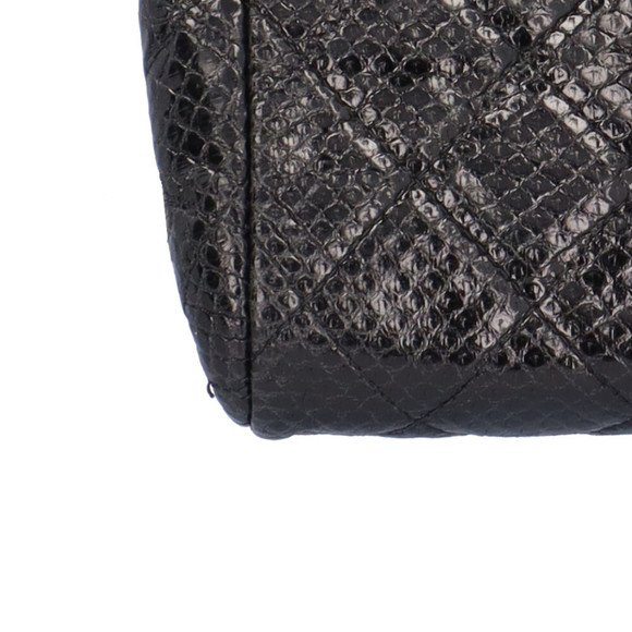 Chanel Python Shoulder Bag Black - Picture 7 of 7
